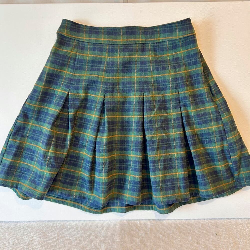 Hollister Y2K 90's Clueless Academia Preppy Lolita Pleated Plaid Skater Skirt XS - Picture 5 of 5